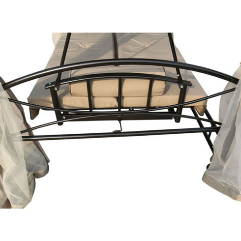 Ljuljaška gazebo bež 255x175x235cm C1098